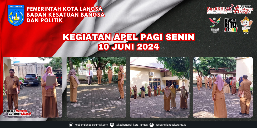 Kegiatan Apel Senin Pagi 10 Juni 2024