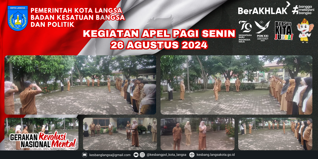 Kegiatan Apel Senin Pagi 26 Agustus 2024