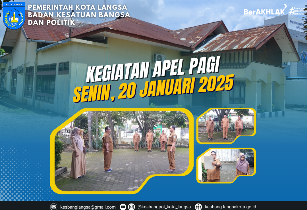 Kegiatan Apel Senin Pagi 20 Januari 2025